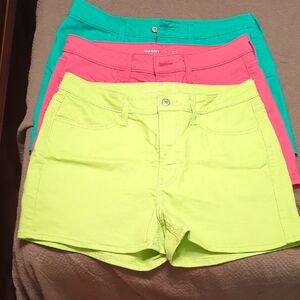 Old Navy Wow Denim High Waisted Colorful Shorts